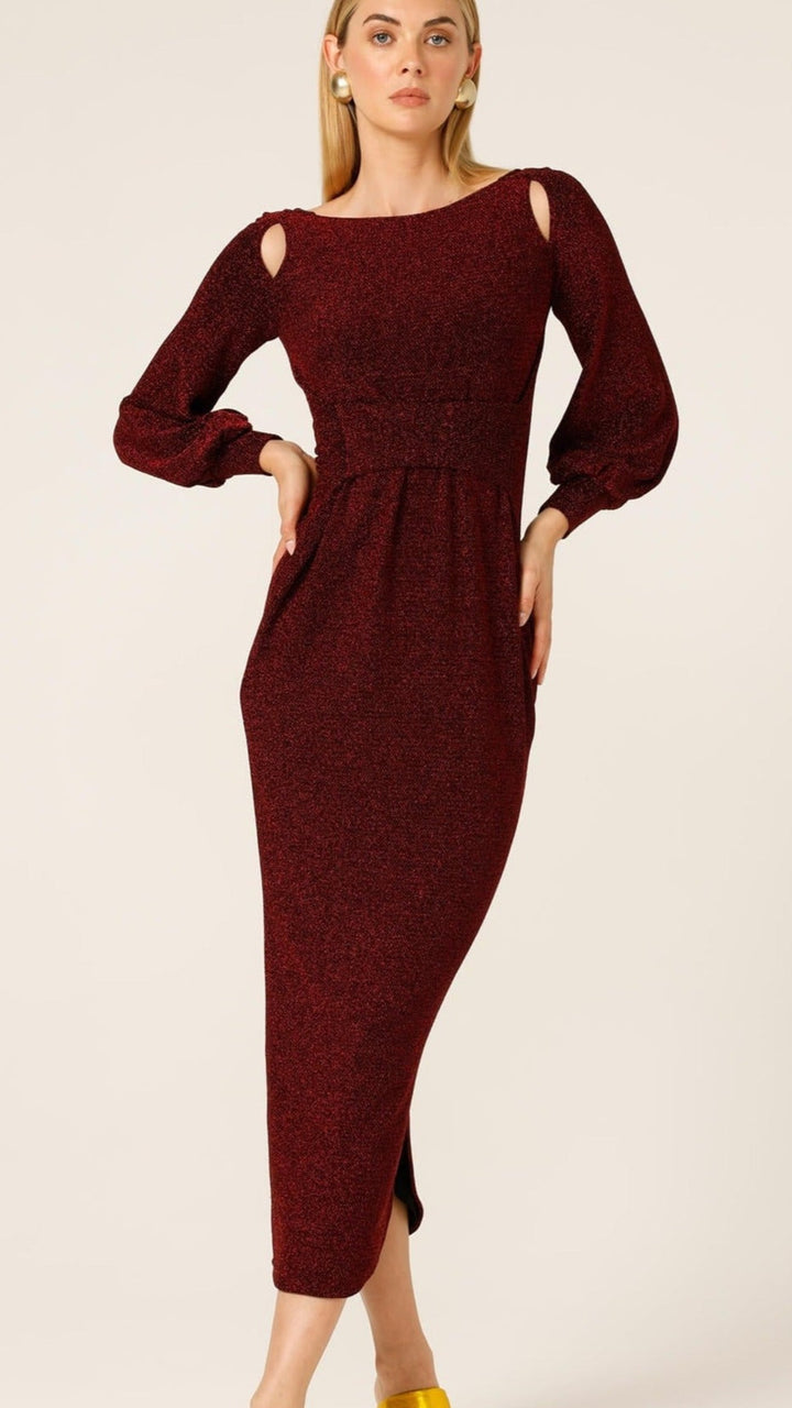 Orion Star Dress - Ruby