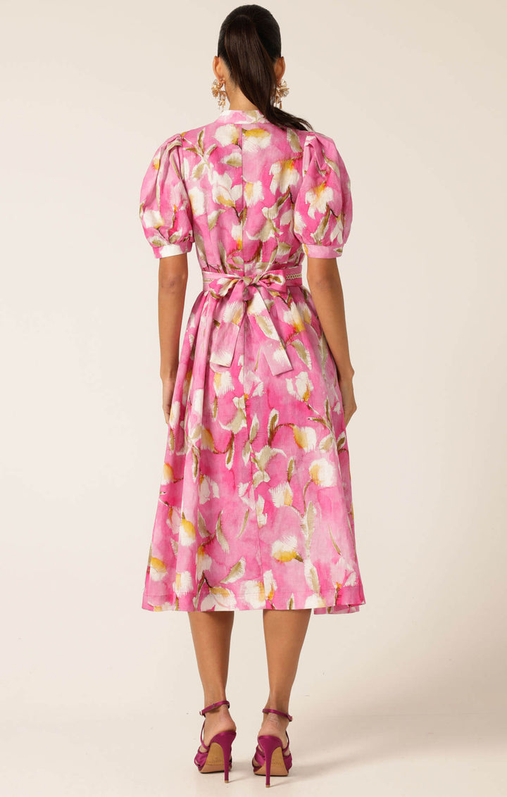 Posy Shirtmaker Dress - Pink Floral