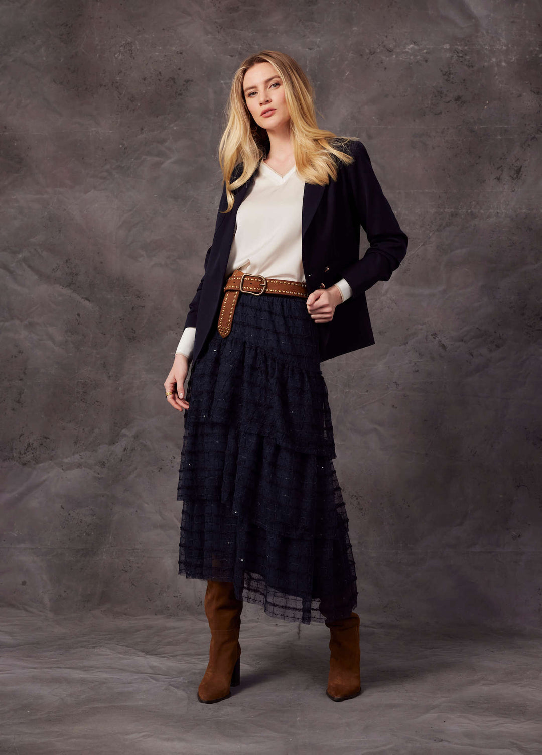 Dulcie Skirt - Indigo