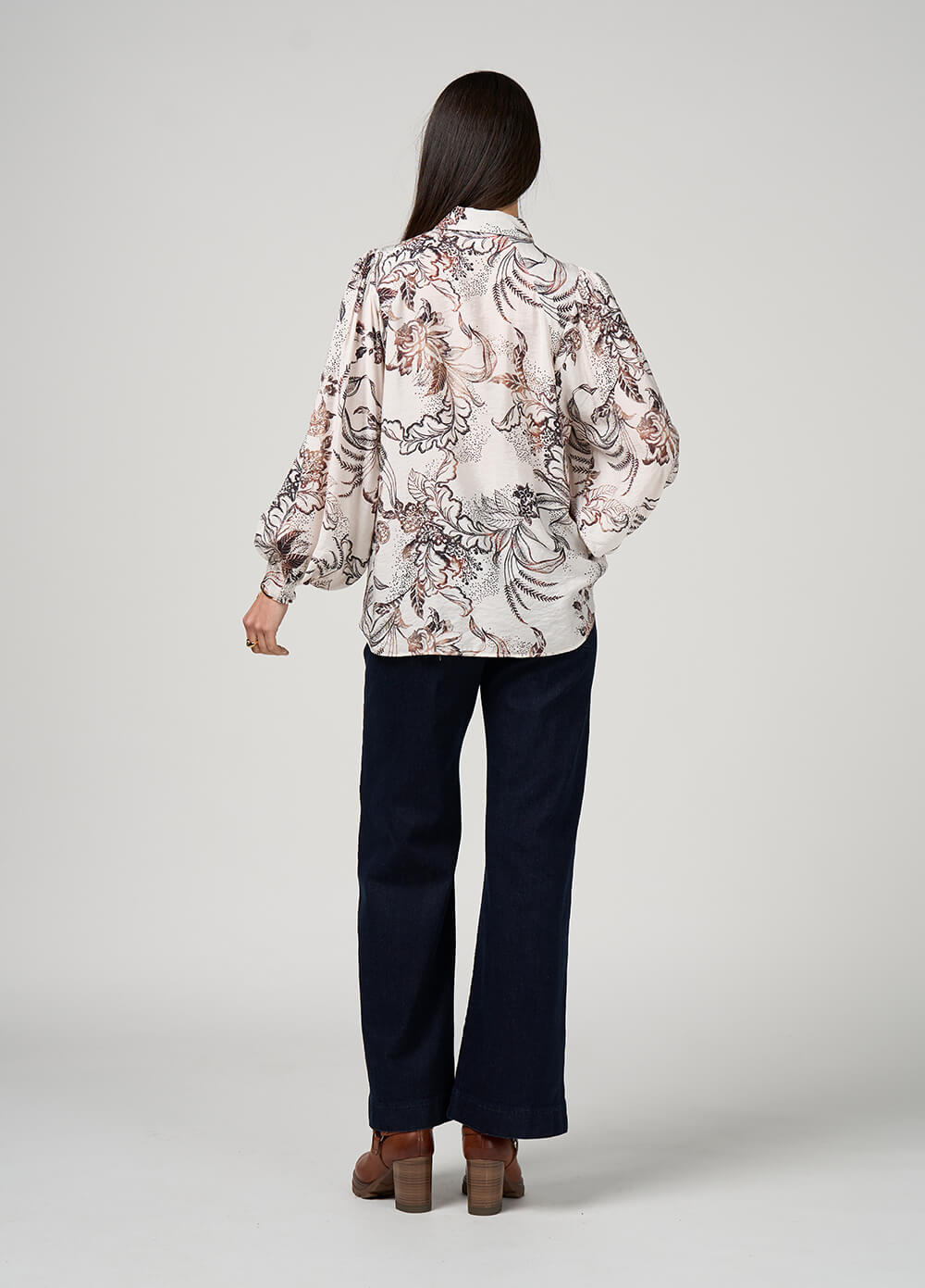 Opulence Shirt - Winter White Multi