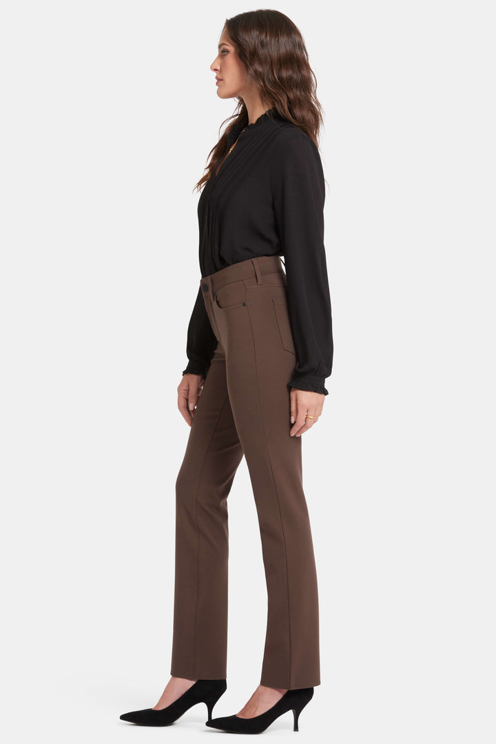 Marilyn Straight Leg Jean - Coffee Bean