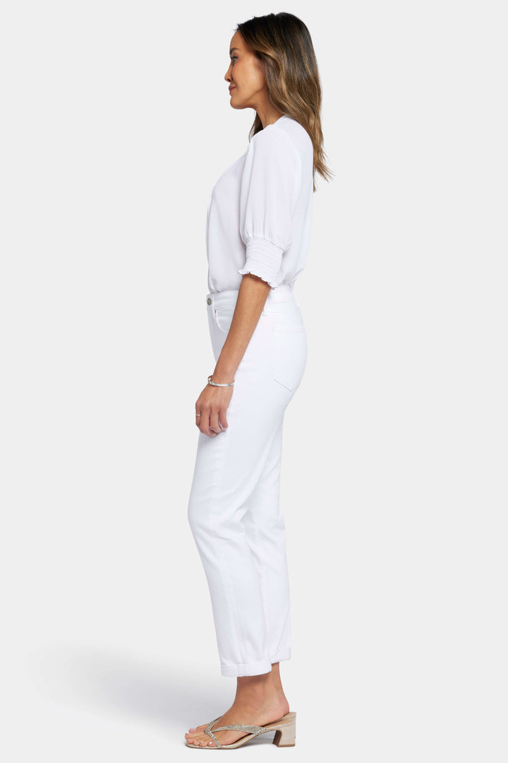 Margot Girlfriend Jean - Optic White