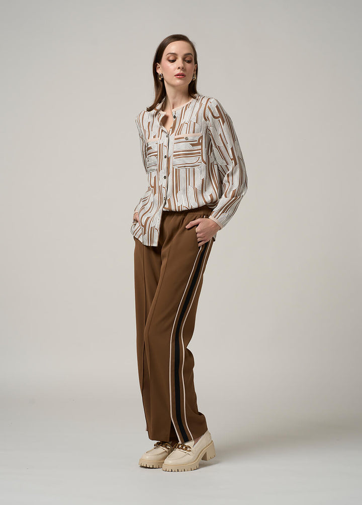 Freefall Top - Winter White Multi