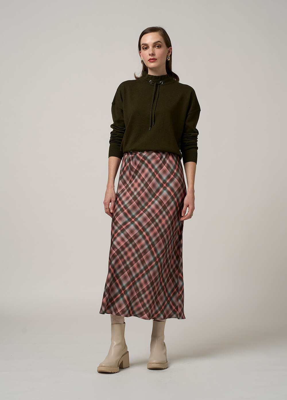 Thistle Skirt - Brick Multi