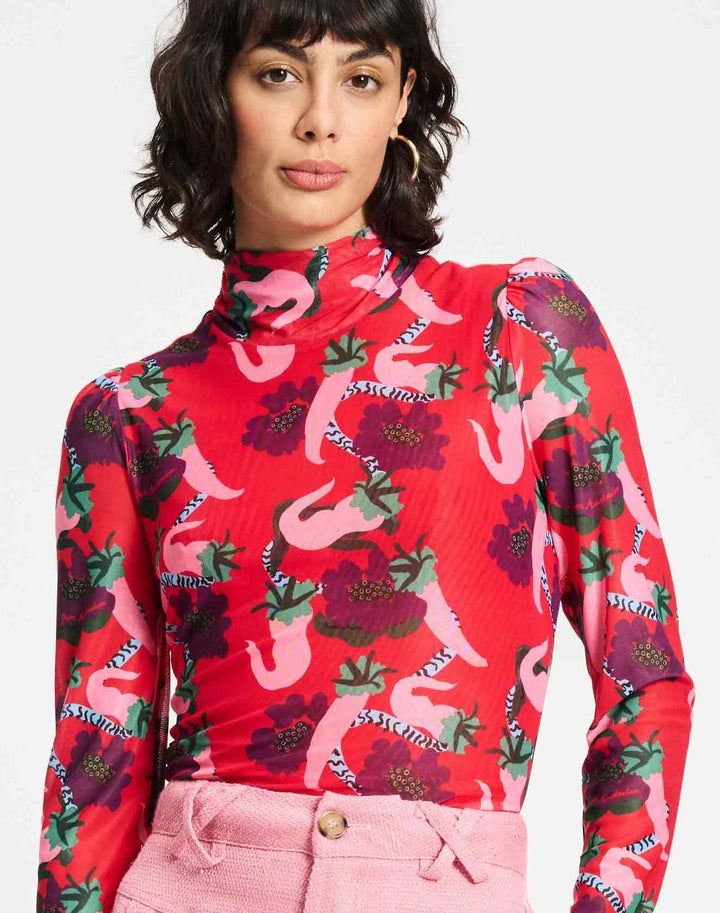 Picnic Delight Turtleneck