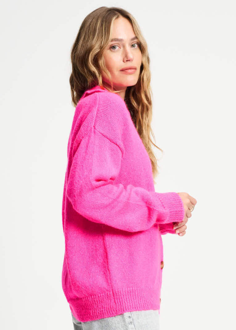Dashing Pink Cardigan