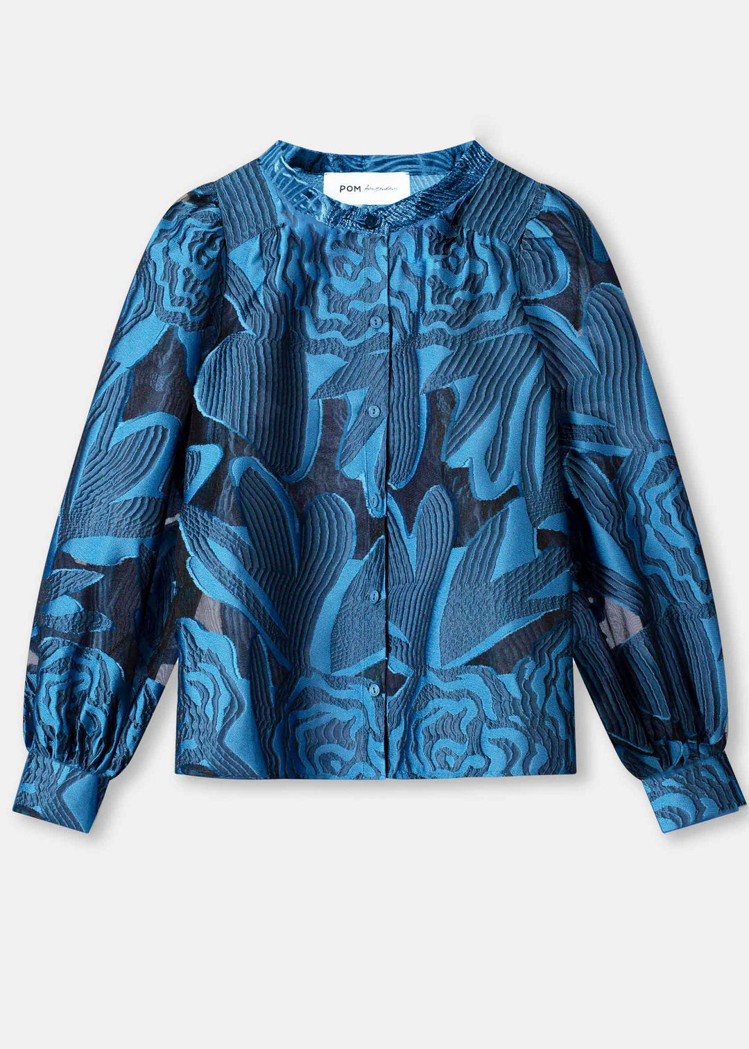 Dashing Nights Blouse - Shimmer Blue