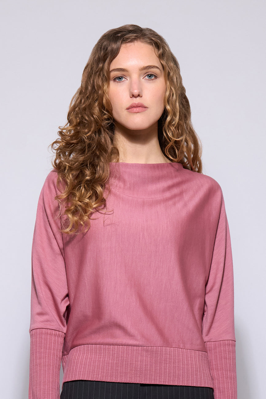 Dolman Merino Knit Top - Zephyr