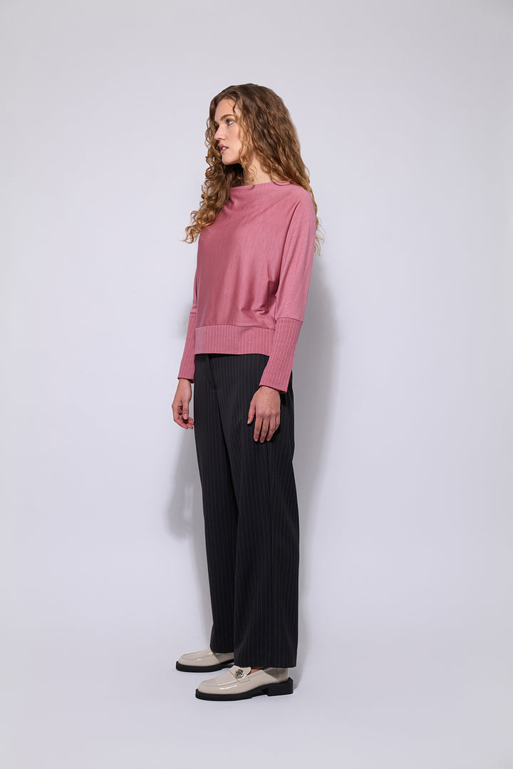 Dolman Merino Knit Top - Zephyr