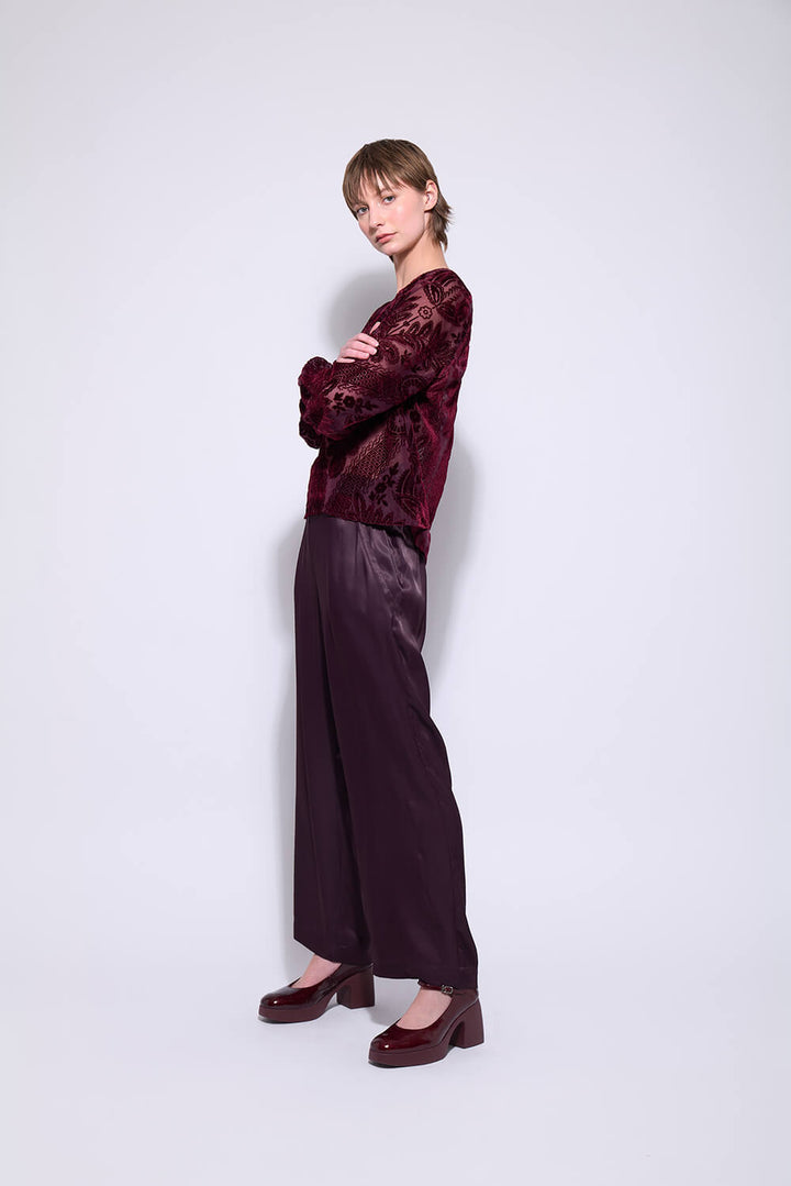 Sloane Pant - Raisin