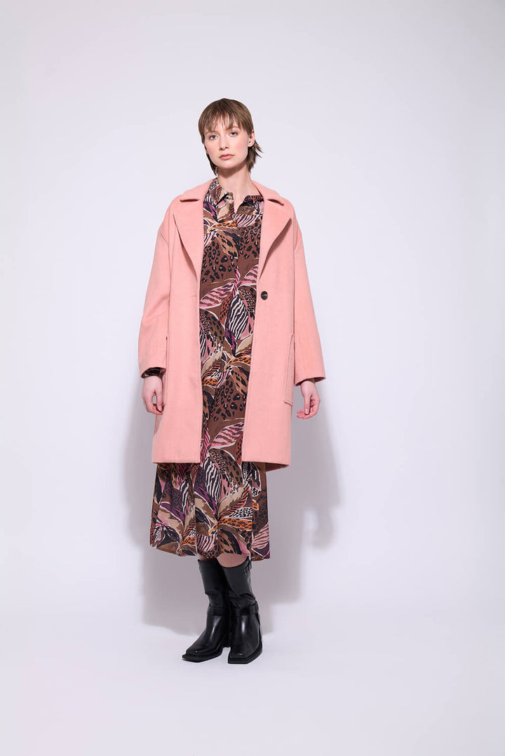 Polly Coat - Pink Salt