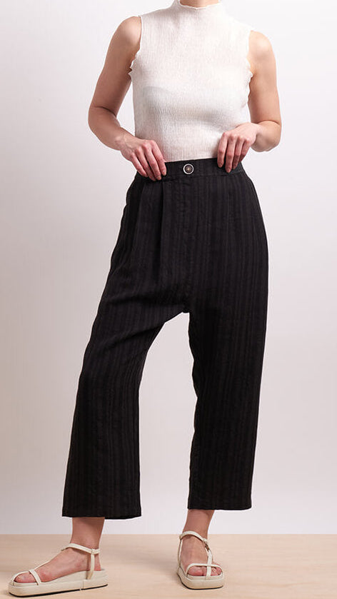 My Space Pant - Onyx Stripe