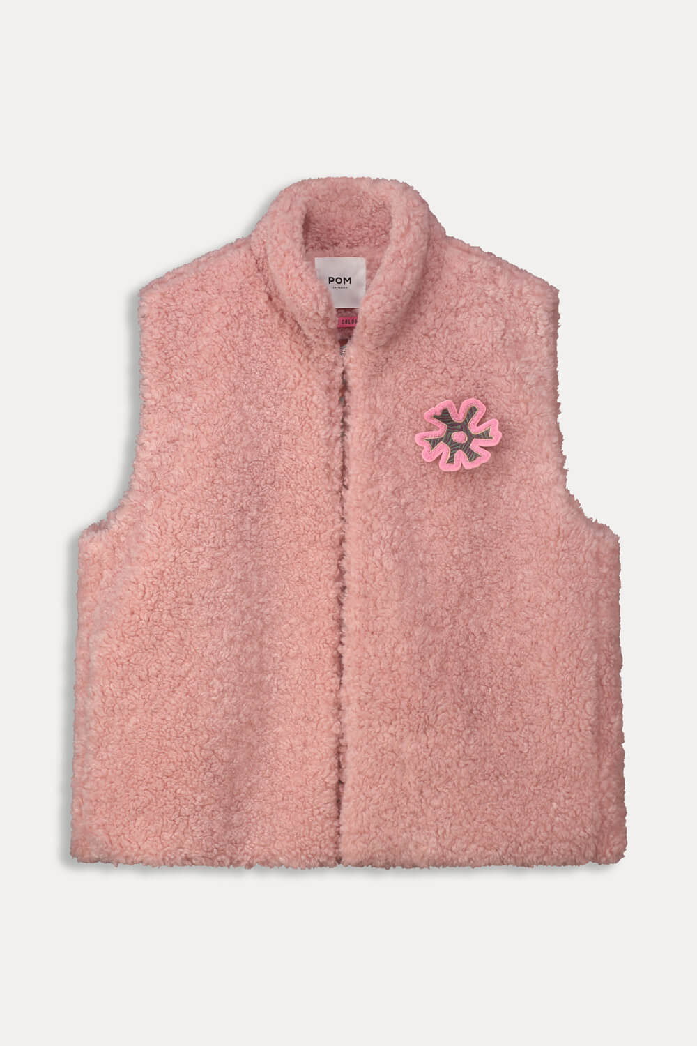 Teddy Gilet - Pink Powder