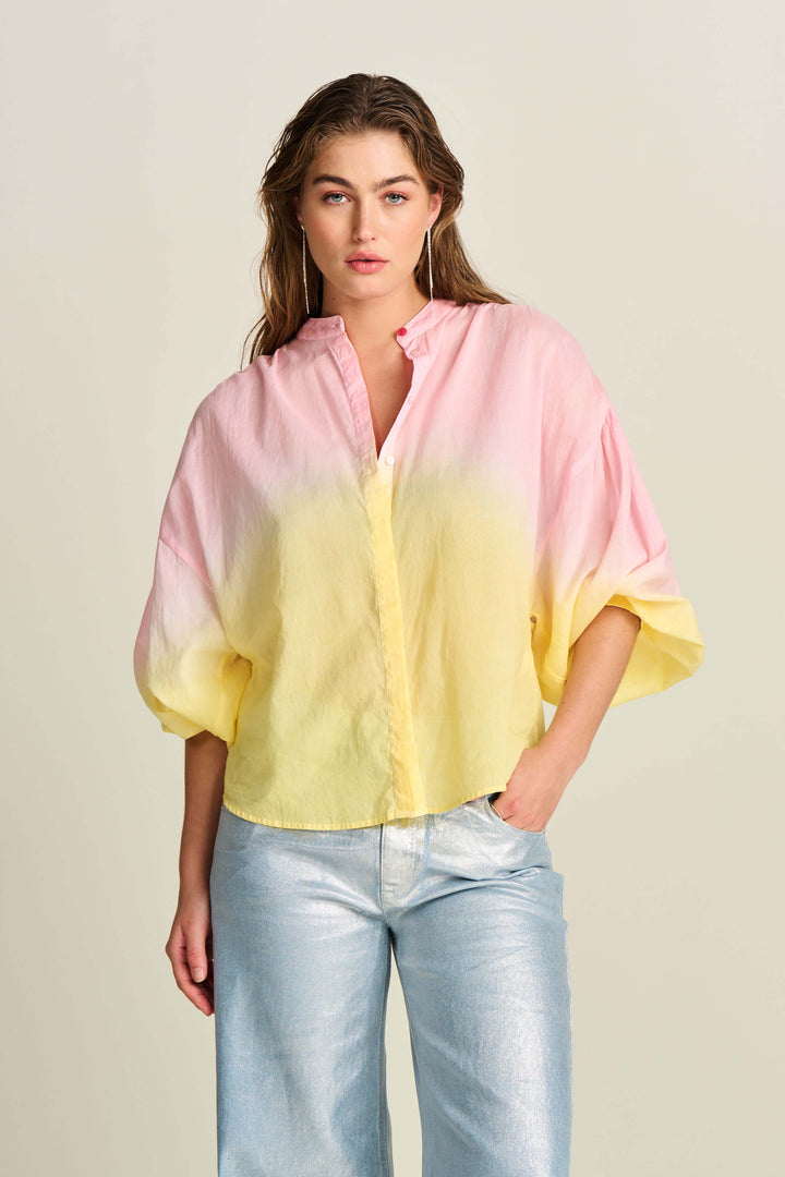 Blooming Pink Faded Shirt