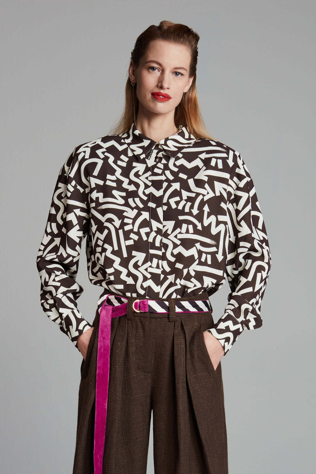 Kim Shirt - Chocolate