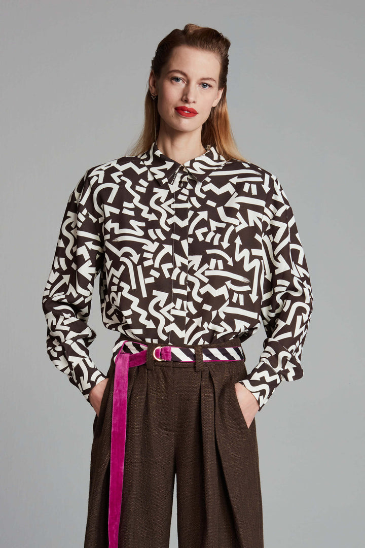 Kim Shirt - Chocolate