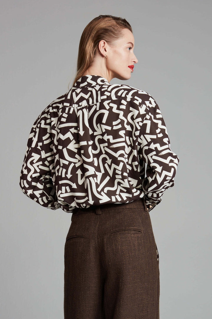 Kim Shirt - Chocolate