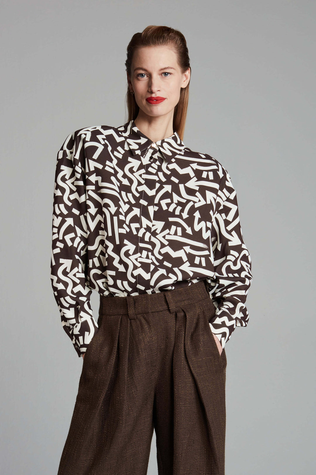 Kim Shirt - Chocolate