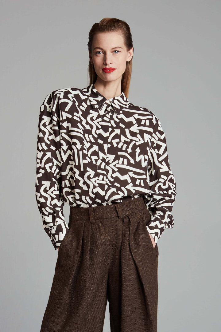 Kim Shirt - Chocolate