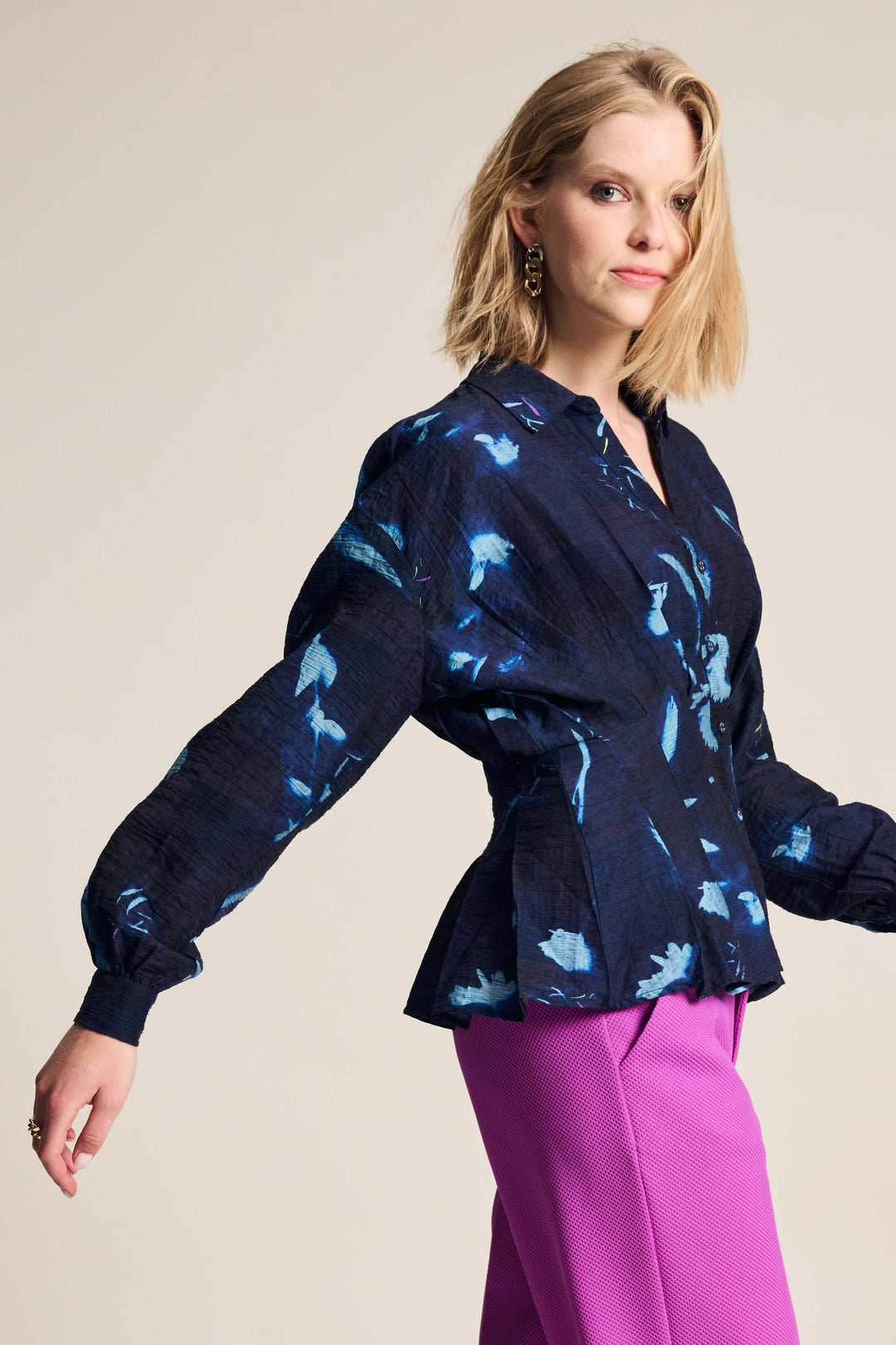 Feathers & Florals Blouse