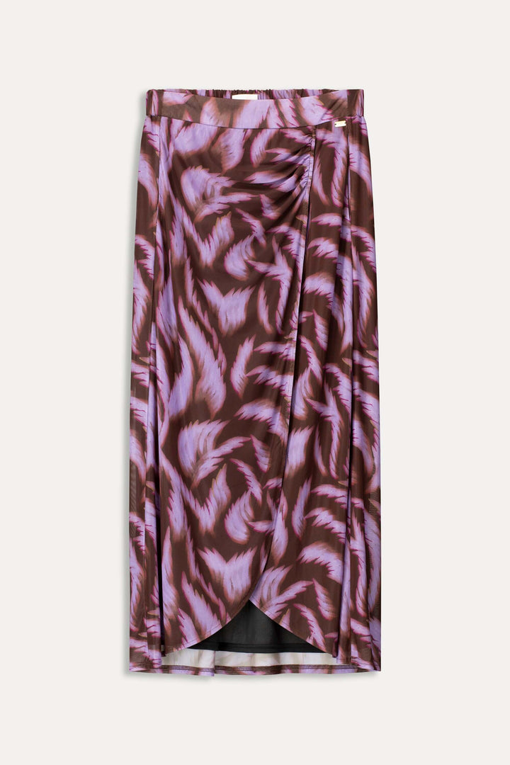 Brown Feathers Skirt