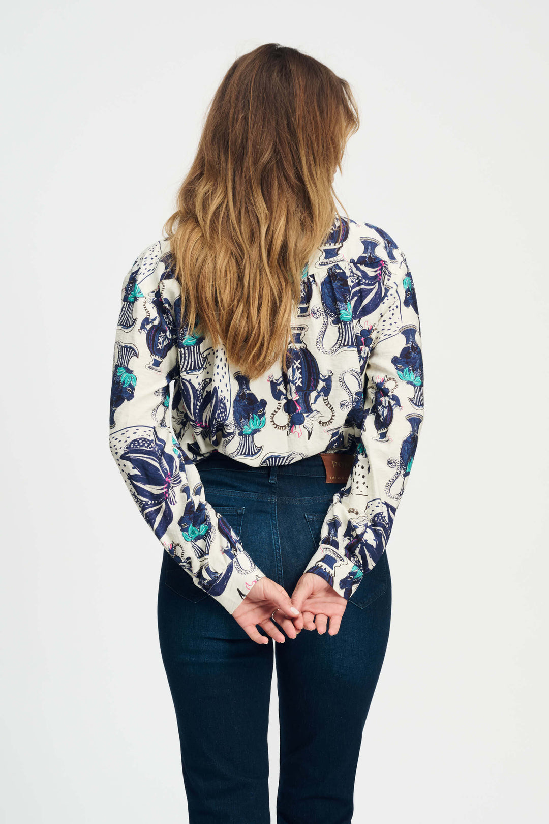 Milly Vase Blouse - Cream