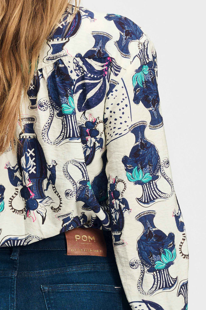 Milly Vase Blouse - Cream