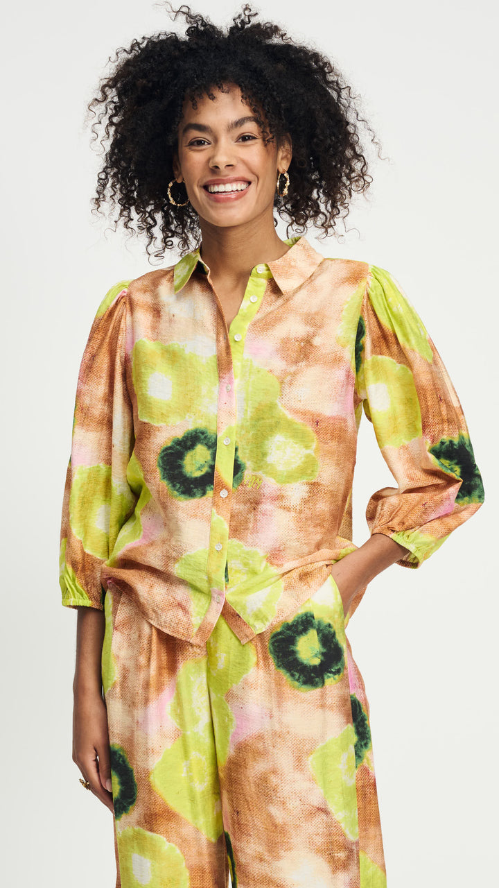 Summer Bliss Lime Blouse