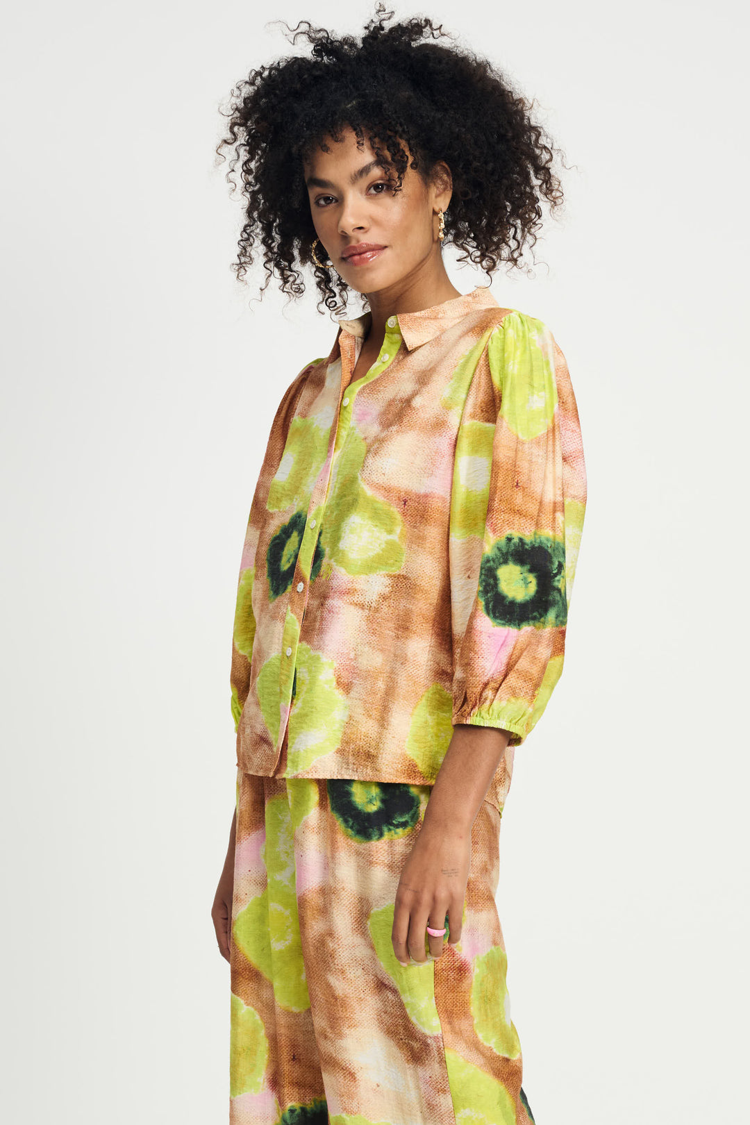 Summer Bliss Lime Blouse