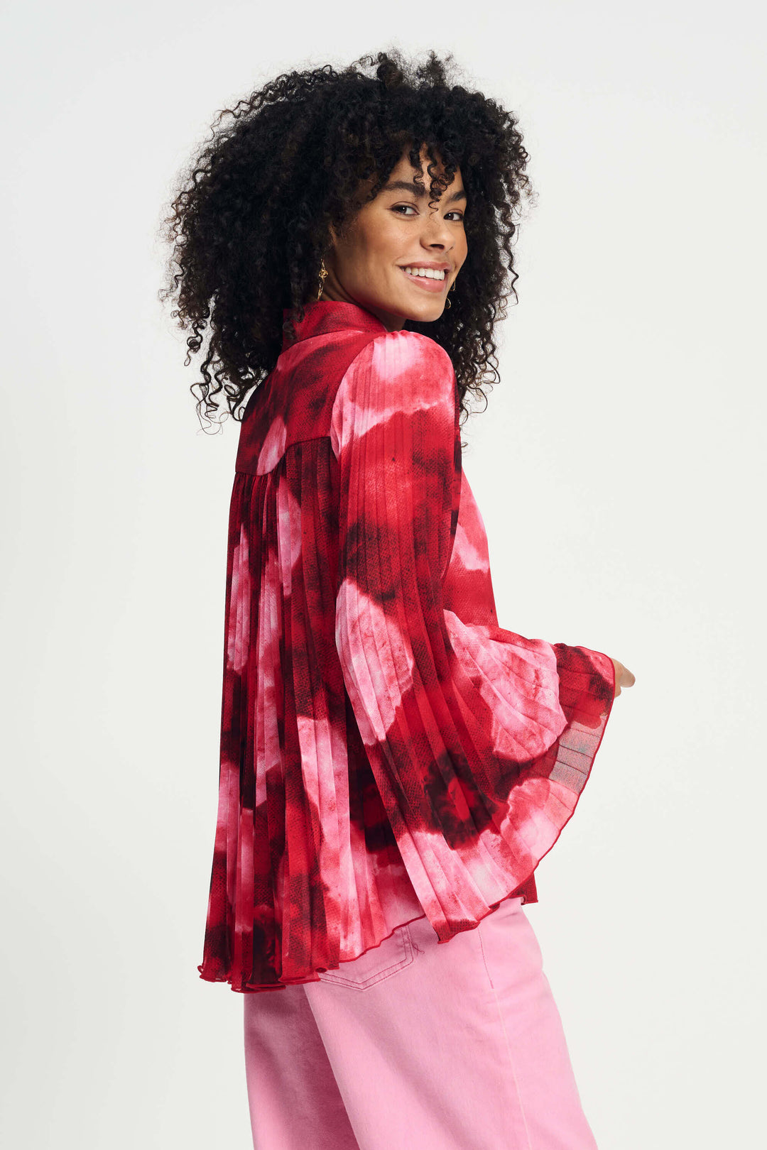 Summer Bliss Red Multi Blouse