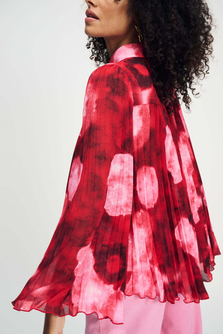Summer Bliss Red Multi Blouse