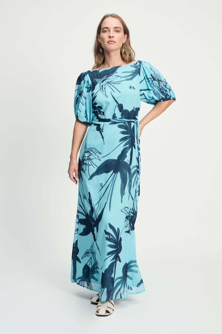 Artisan Blue Sequins Dress