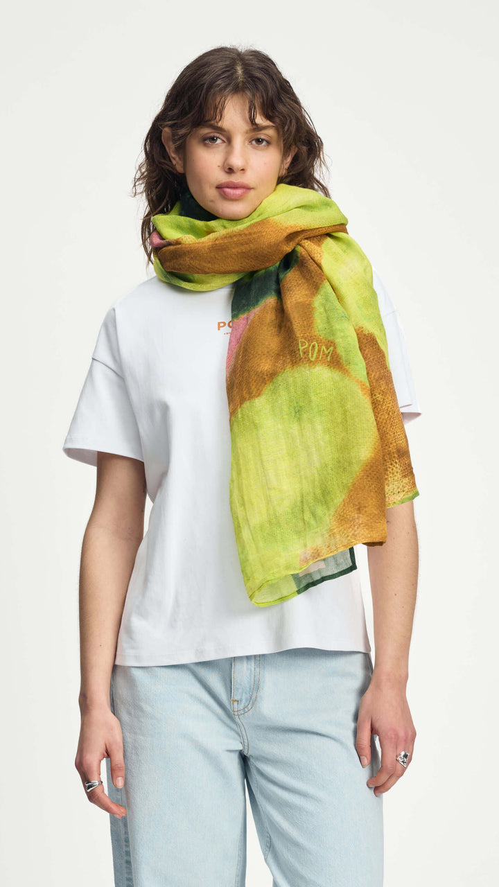 Summer Bliss Lime Shawl