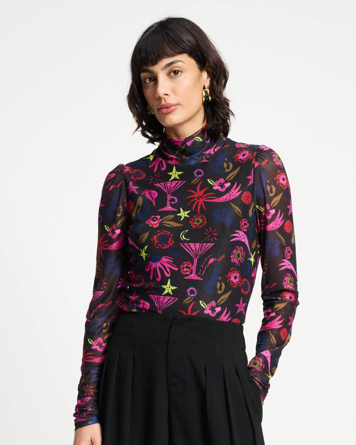 Party Delight Turtleneck Top