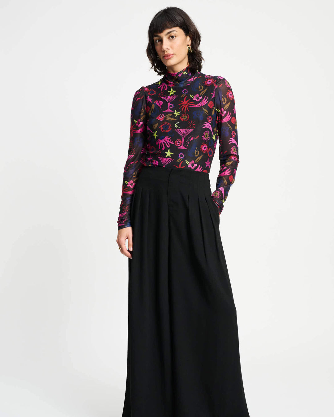 Party Delight Turtleneck Top