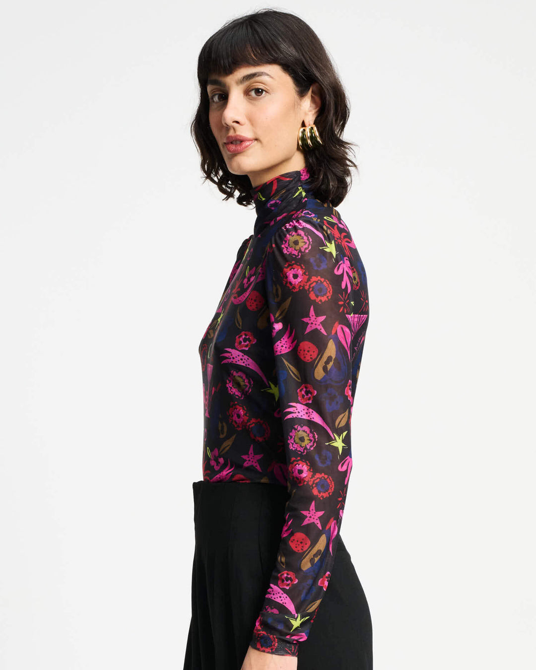 Party Delight Turtleneck Top