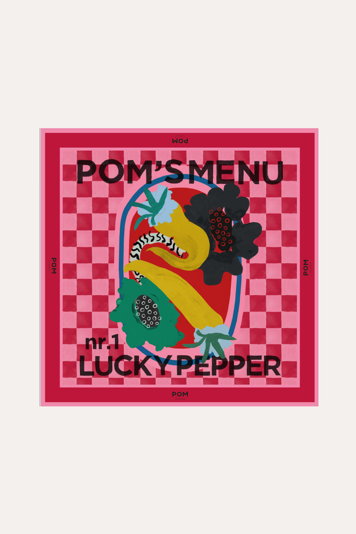 Pom's Menu Shawl