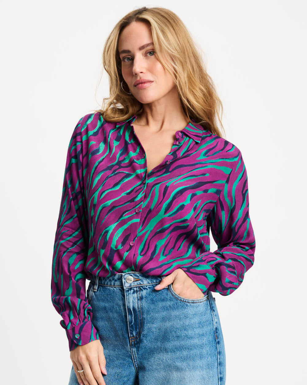 Mila Animal Blouse