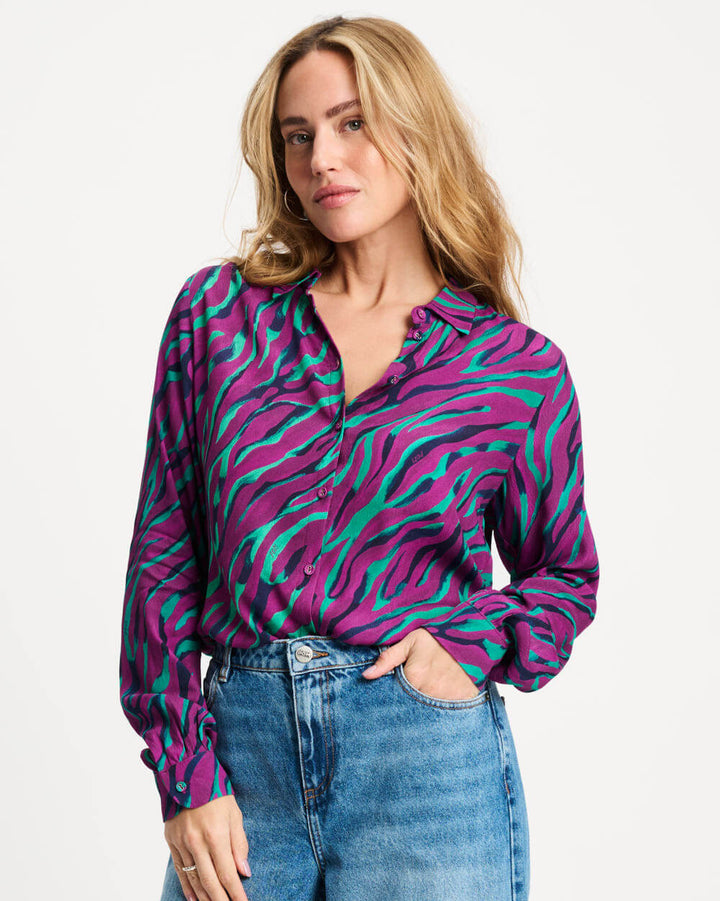 Mila Animal Blouse