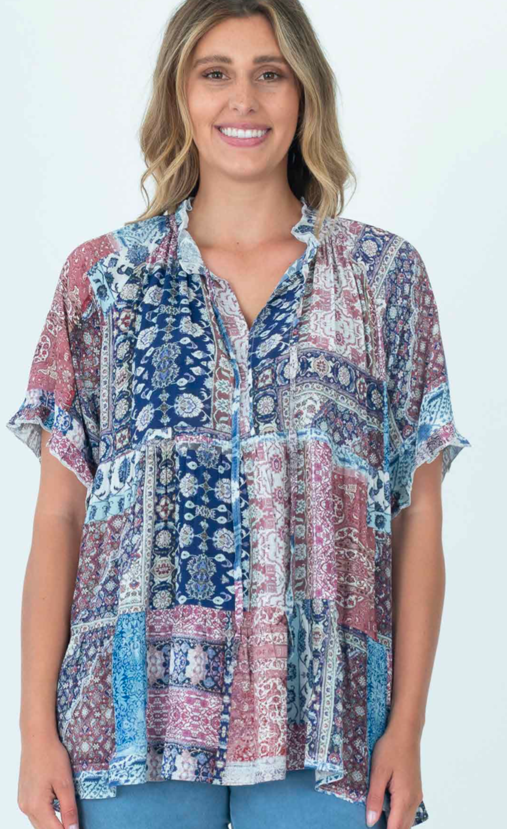 Pretty Paisley Hippy Top