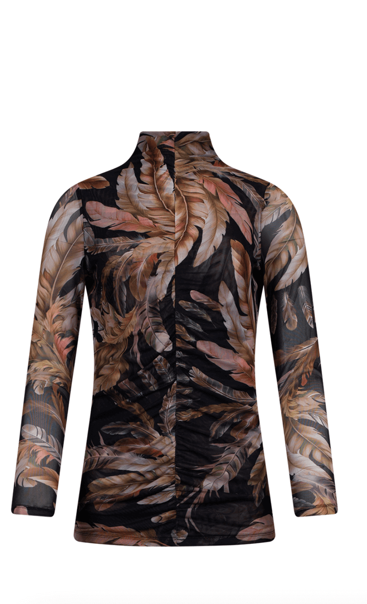 Featherington Top - Black Multi