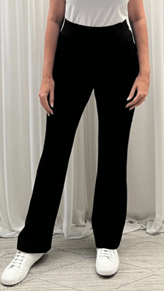 Carla Flare Pant - Black