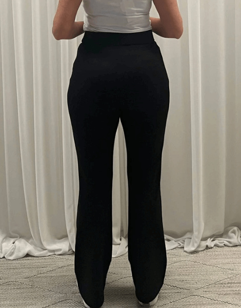 Carla Flare Pant - Black