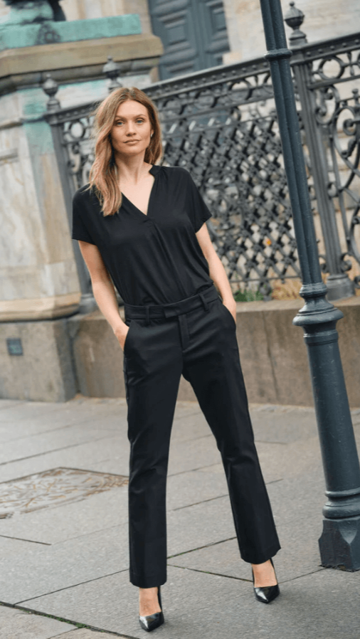 Ellen Night Pant - Cayenne Coral