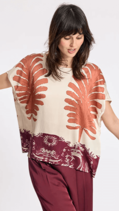 Cara Cream Tie Back Top