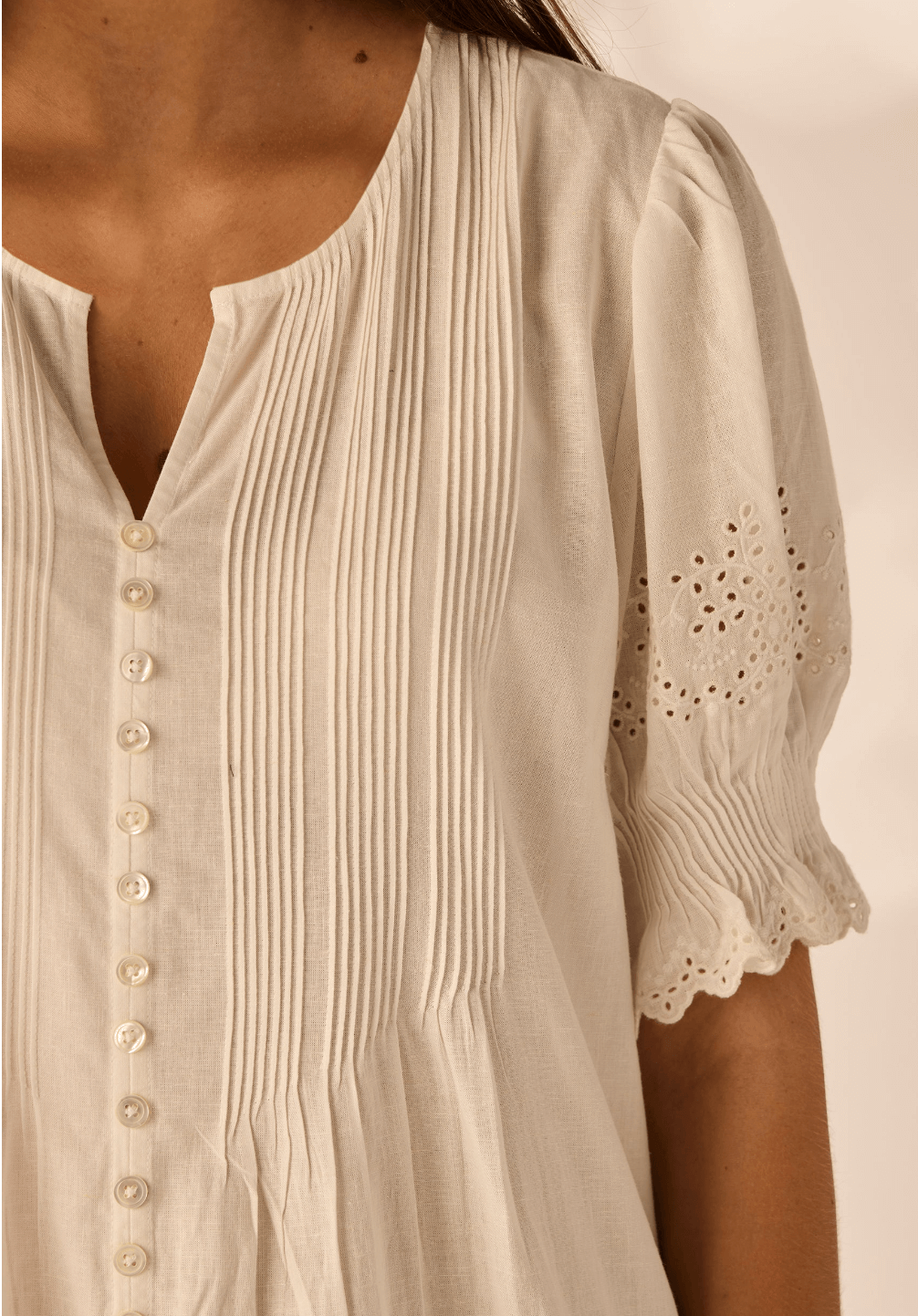 Clover Shirt - White