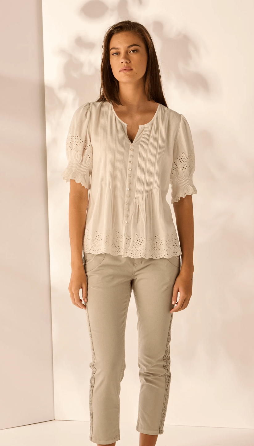 Clover Shirt - White