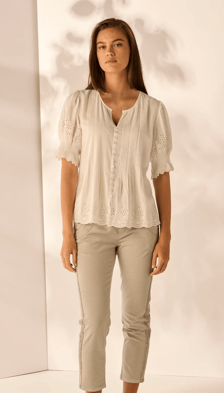 Clover Shirt - White