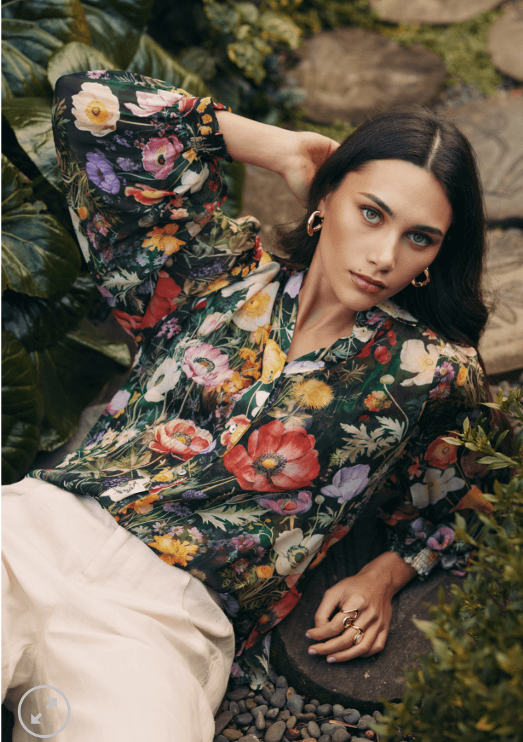 Looking Glass Shirt - Ivy Multi