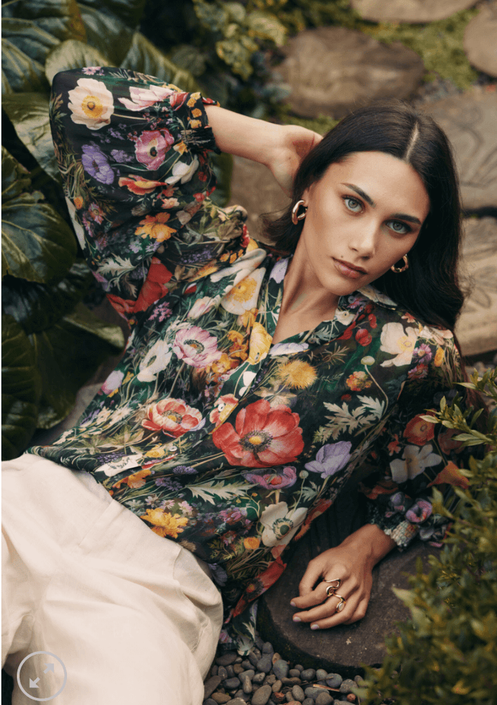 Looking Glass Shirt - Ivy Multi